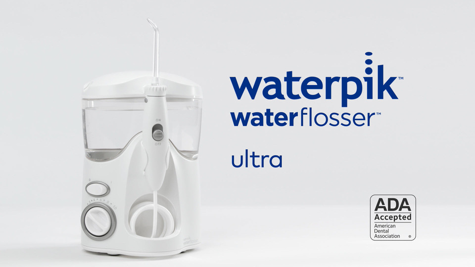 Waterpik Ultra Water Flosser with 10 Settings, 5 Tips, ADA
