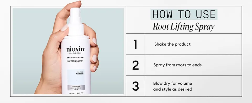 How to Use Nioxin Root Lifting Spray