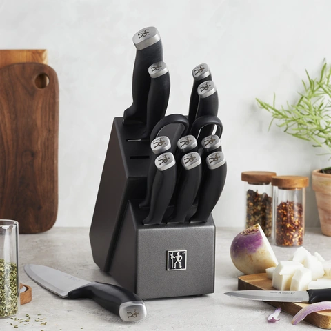 Henckels Silvercap 14-pc Stainless Steel Knife Set, includes Henckels Silvercap 14-pc Stainless Steel Knife Set, includes
