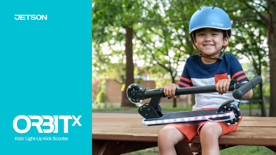 Jetson Orbit X Light Up Kick Scooter, Black, Children 5+ - Walmart.com