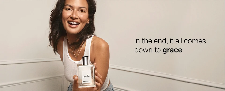 model holding pure grace