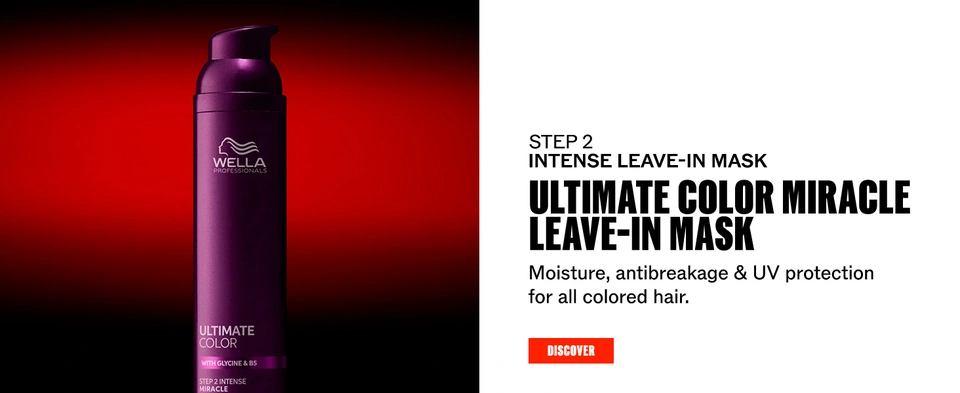 Step 3 apply intense leave-in mask for moisture, anti-breakage and UV protection for all colored hair textures.