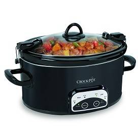 6 qt Stainless Steel Set & Forget Programmable Slow Cooker w/Spoon/Lid by  Hamilton Beach at Fleet Farm