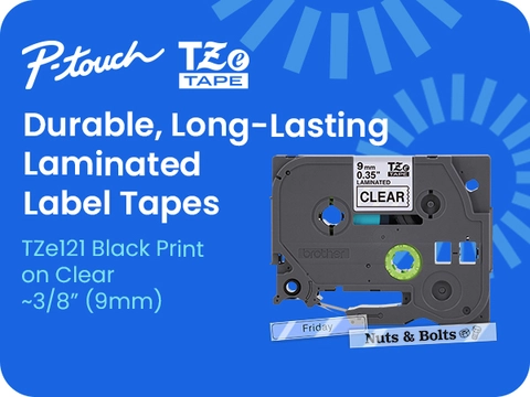 TZE121 | LabelMakersPrinters | By Brother