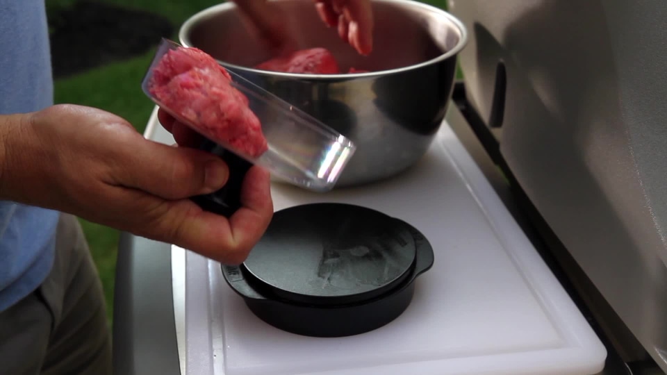 thumbnail video image 2 of Weber Specialty Burger Press, 2 of 11