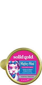 Solid Gold Mighty Mini Turkey Grain and Gluten Free Wet Dog Food 3.5 oz. Case of 12 Petco