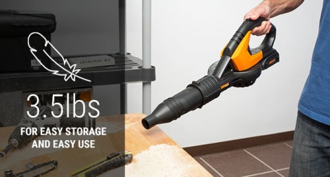 WORX AIR 20V Multi Purpose Blower Sweeper Cleaner with Accessories