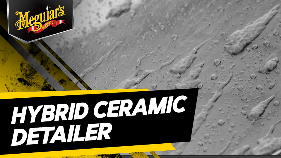 Meguiar's Hybrid Ceramic Detailer – 32 Oz Spray For Quick Cleaning & SiO2 Protection | Enhances Car Wax & Coatings