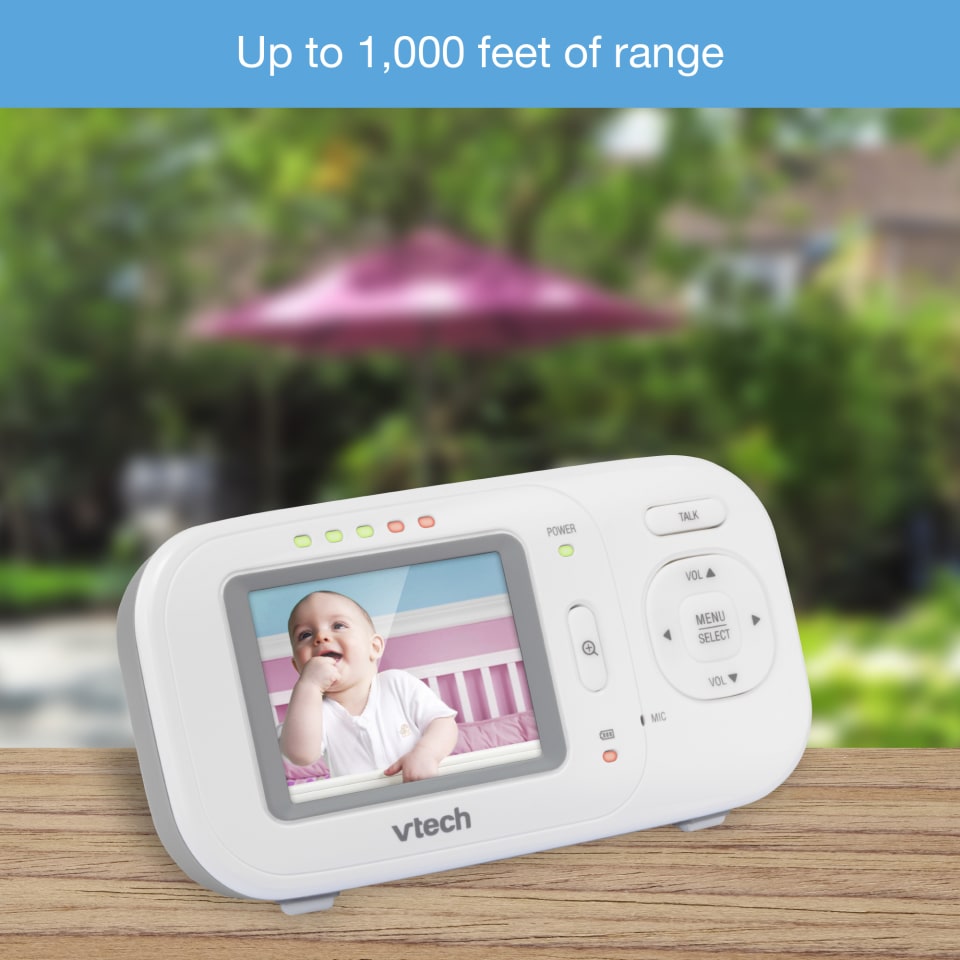 VTech VM2251 2.4 Digital Video Baby Monitor with Full-Color and Automatic  Night Vision 