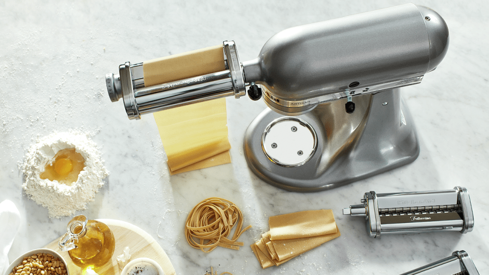 Professional Ravioli Maker Attachment for KitchenAid Stand Mixer Stainless  Steel