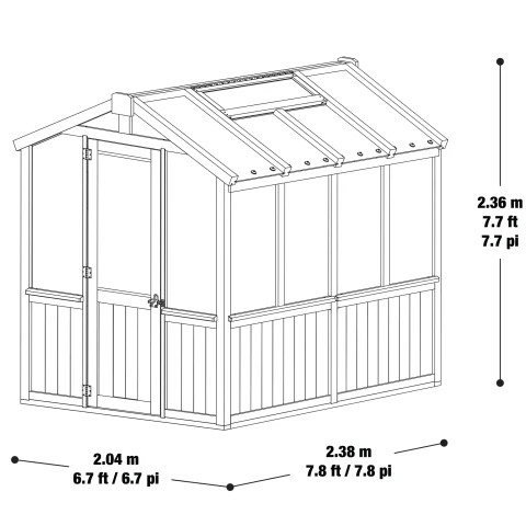 Greeenhouse Dimensions