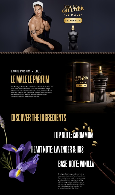 Jean Paul Gaultier Le Male Parfum Spray, Men's Fragrances, Beauty &  Health