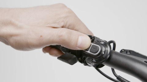 mid motor eBike control and thumb throttle