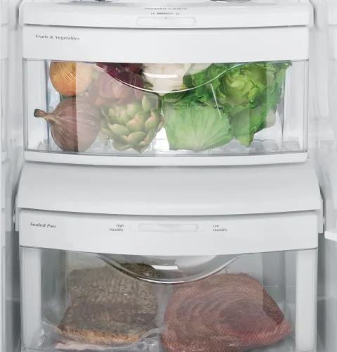 GE GZS22DGJWW 22 cu.ft. Counter Depth Refrigerator Electronic Express