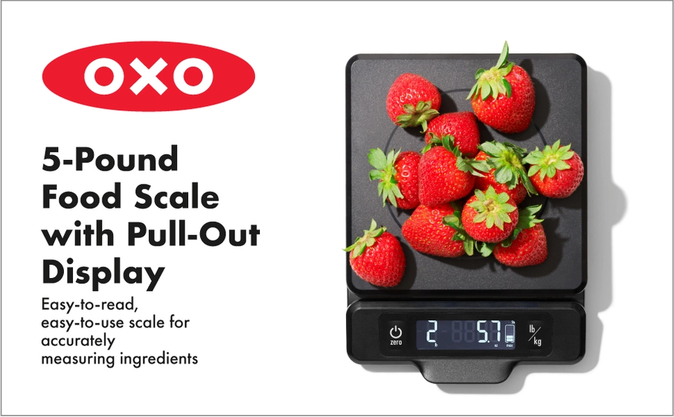 OXO Softworks lb Food Scale with Pull-Out Digital Display, H