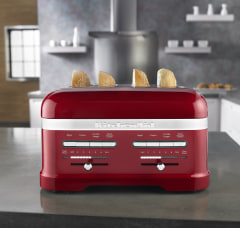 KitchenAid KMT4203SR Pro Line Series Sugar Pearl Silver 4-Slice Automatic  Toaster