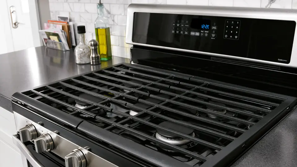 Whirlpool gas stove double oven sales