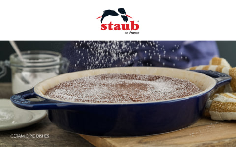 Staub 9 Pie Dish - Cherry