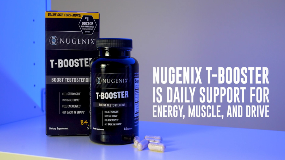 thumbnail video image 2 of Nugenix T Boost Free Testosterone Booster for Men, Hormone Supplement, 84 Count, 2 of 14