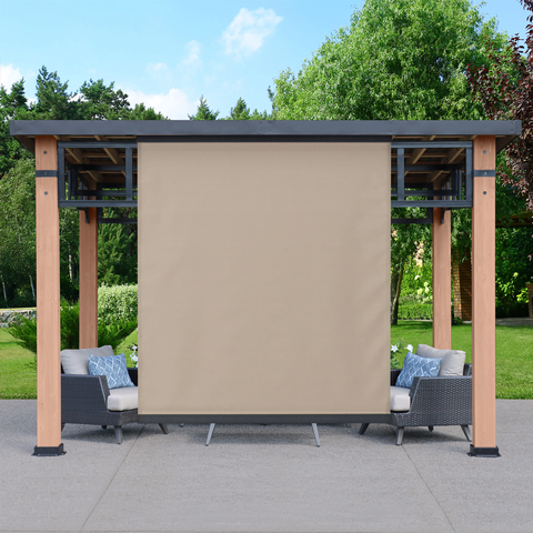 Yardistry Outdoor Roller Shade - 228.6 cm (7.5 ft) x 228.6 cm (7.5 ft)