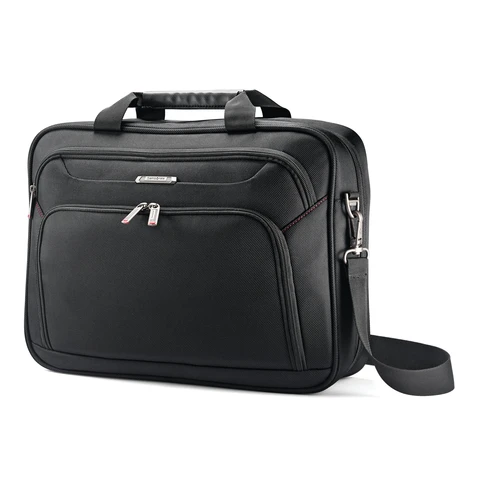 Samsonite Xenon 3.0 Polyester Briefcase, Laptop Compatible, Black