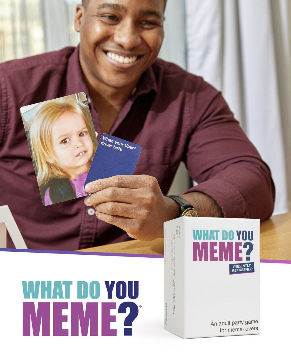 What Do You Meme?® Ultimate Adult Party Card Game for Meme-Lovers –  Relatable