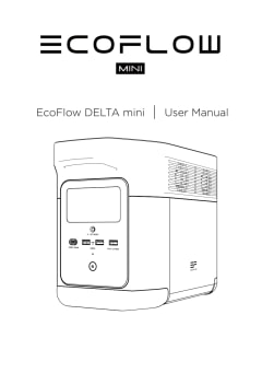 EcoFlow DELTA Mini Station D'énergie Portable 1400W