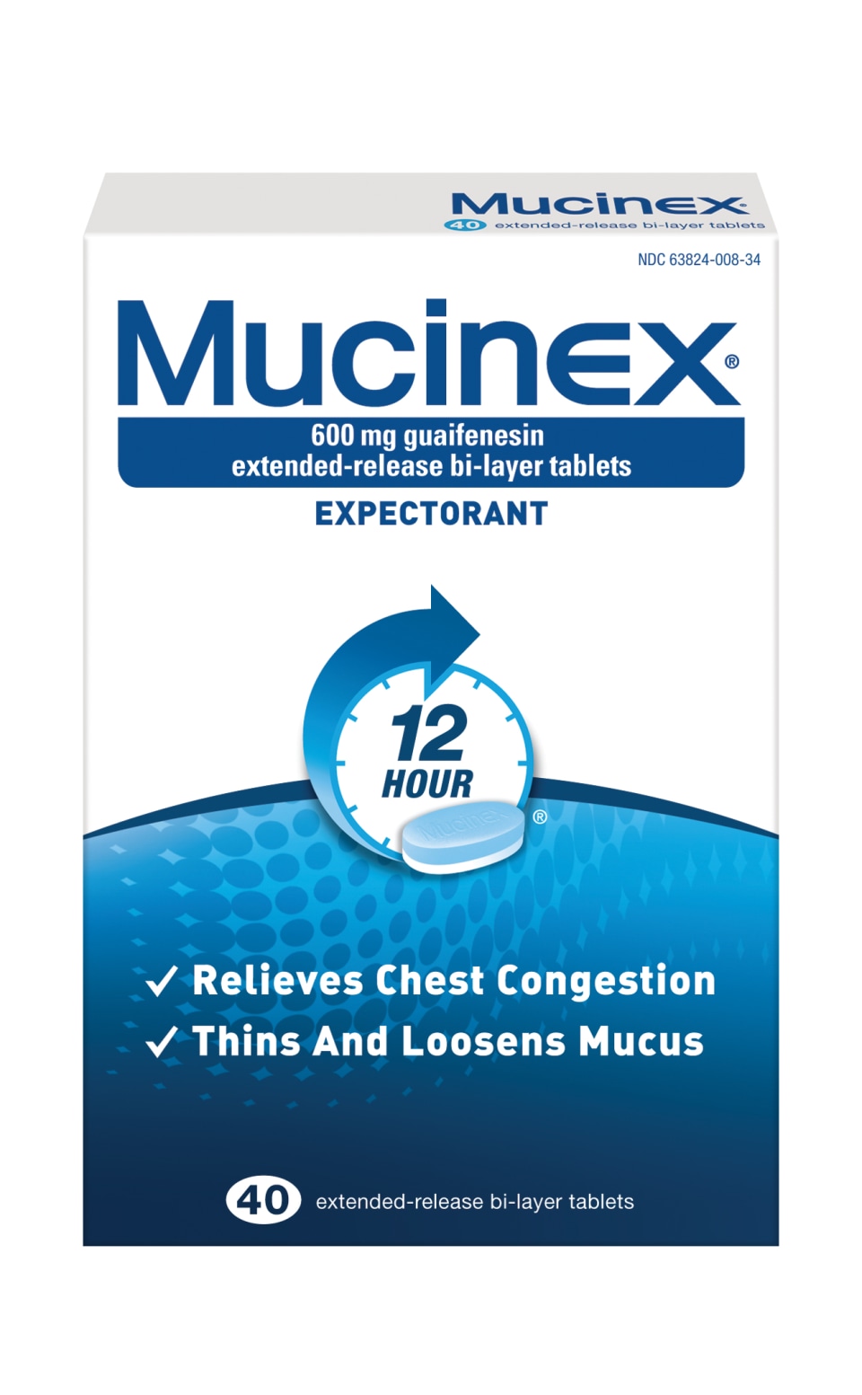 Mucinex FastMax Maximum Strength Congestion & Headache, MultiSymptom Relief, Pain Reliever