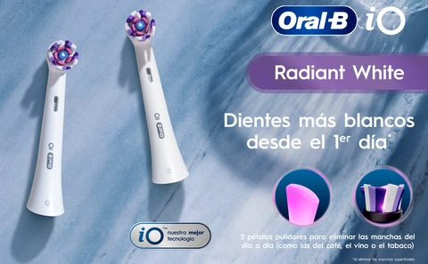 Recambio para Cepillos de Dientes ORAL-B IO Radiant White (6