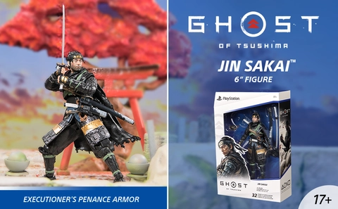 Amazon.com: PlayStation, Ghost of Tsushima, 6” Jin Sakai
