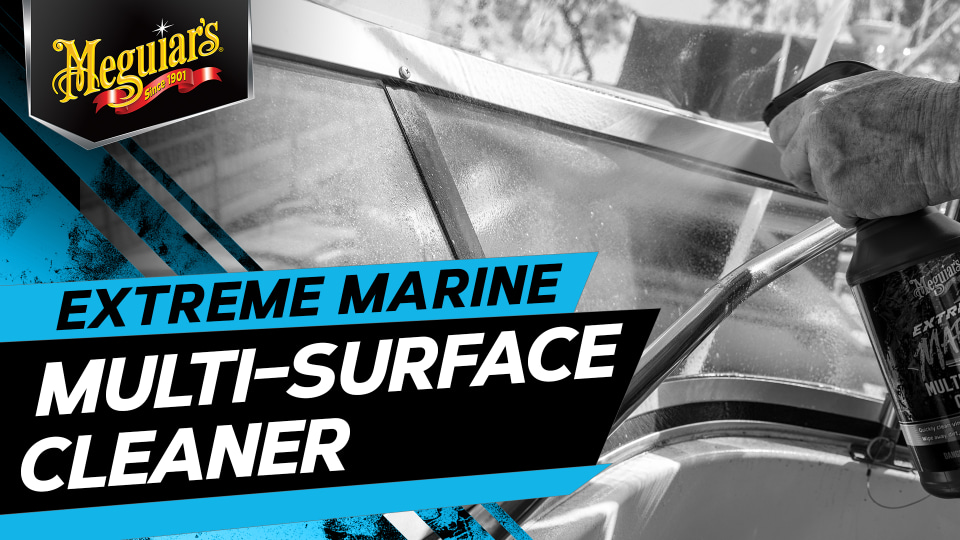 thumbnail video image 2 of Meguiar's® M180332 Extreme Marine Multi-Surface Cleaner - 32 oz., 2 of 5