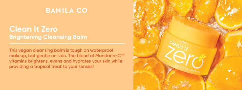 clean it zero brightening cleansing balm