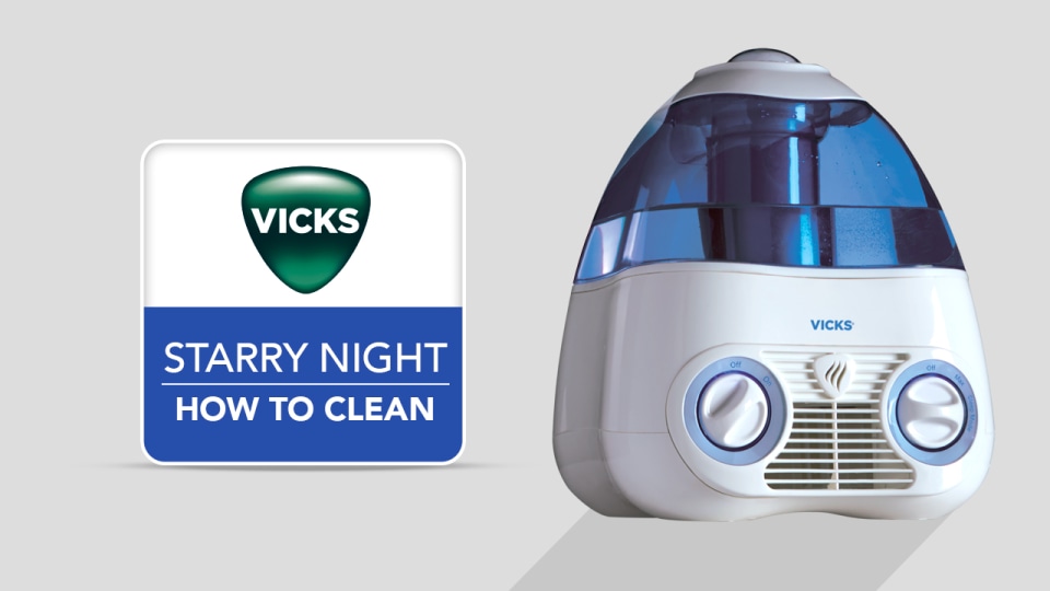 Vicks Starry Night Cool Moisture Humidifier, Vicks Humidifier for