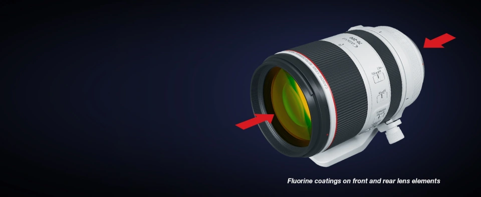 Canon RF 70-200mm f2.8 IS USM Lens in White | NFM