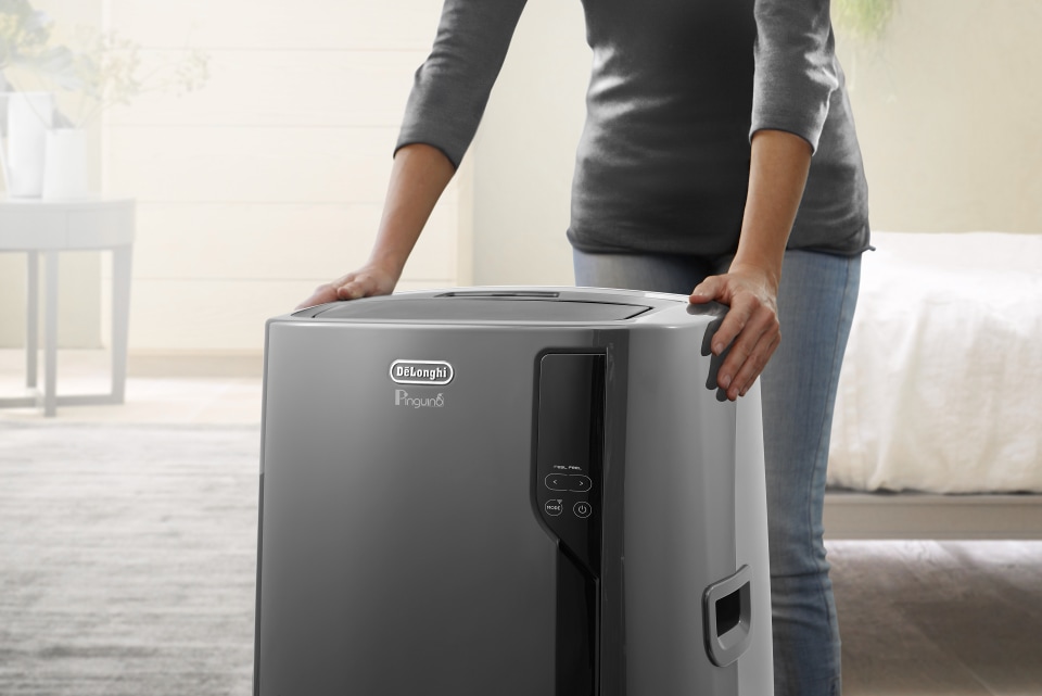 De Longhi Pinguino Smart Portable Air Conditioner With Heat And Eco Real Feel Costco