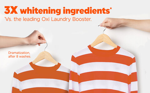 Tide Ultra Oxi Whitening Boost, 57 oz, All in One Laundry Booster