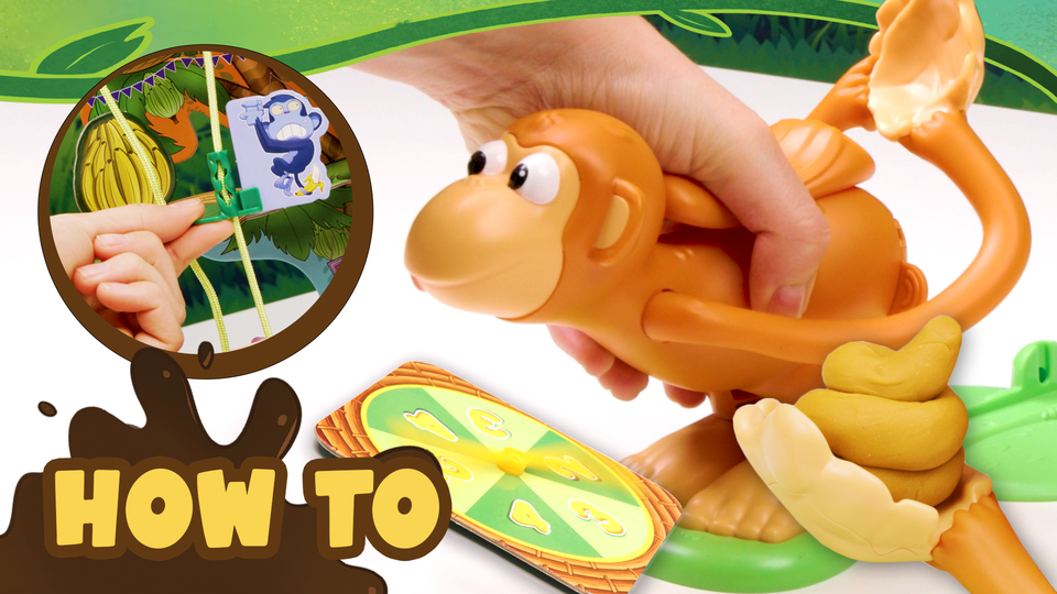  Monkey See Monkey Poo Game for Kids with Banana