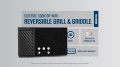 MEC8836HS by Maytag - 36-Inch Electric Cooktop with Reversible Grill and  Griddle