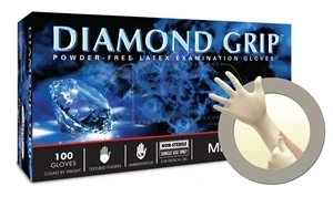 Ansell - Disposable Gloves: Series Microflex Diamond Grip, Size