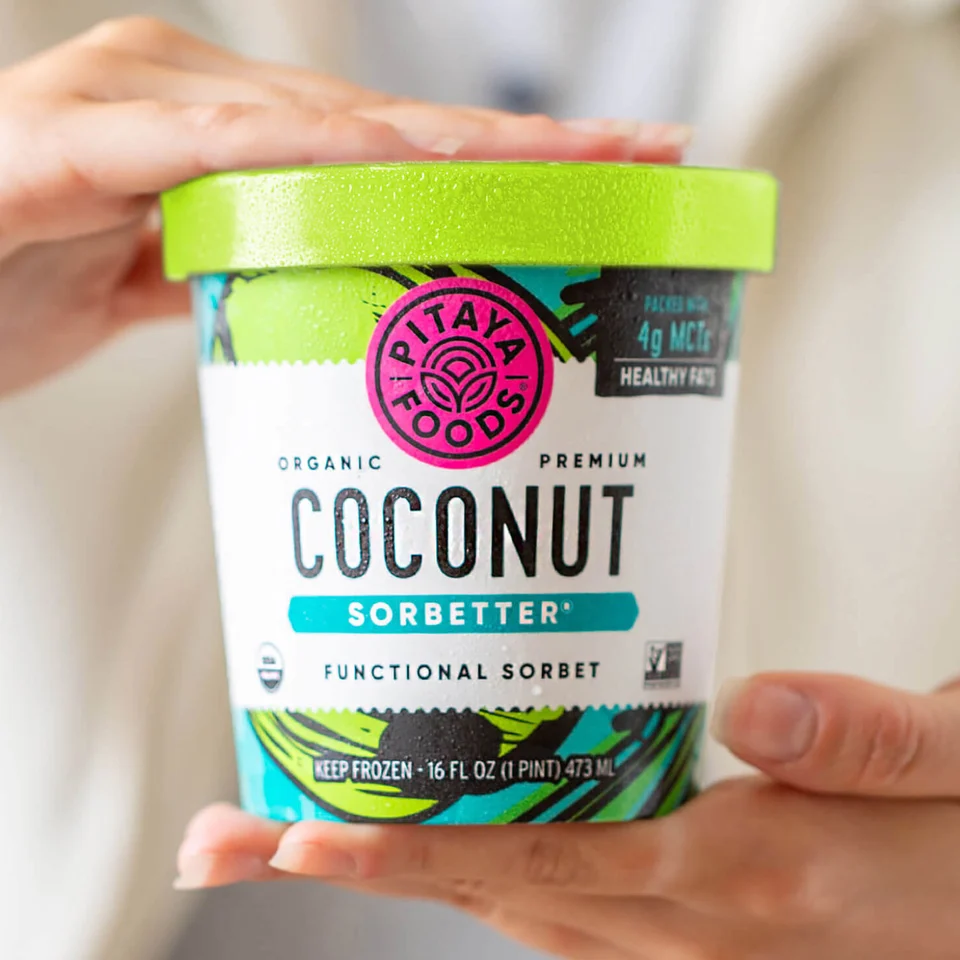 Pitaya Foods Sorbet Passion Fruit Organic - 16 OZ - safeway