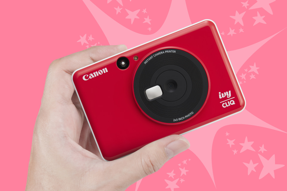 Canon IVY CLIQ Instant Camera & Portable Printer (Ladybug Red