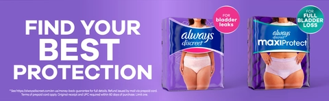 Always Discreet Incontinence Underwear for Women Maximum