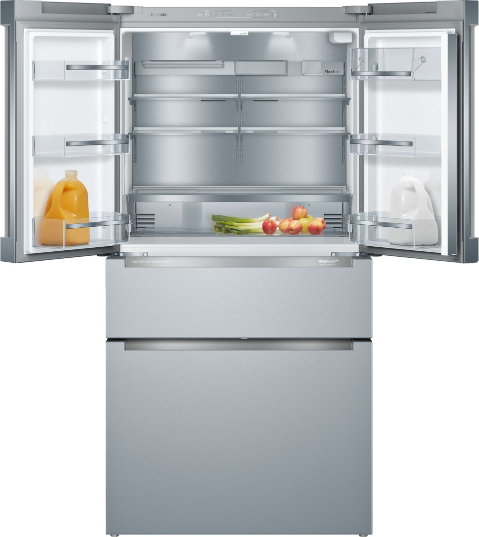 Bosch 800 Series 21.0 Cu. Ft. Stainless Steel Counter Depth French