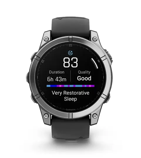 Garmin fenix E 47mm AMOLED GPS Smartwatch, Stainless Steel w/Black