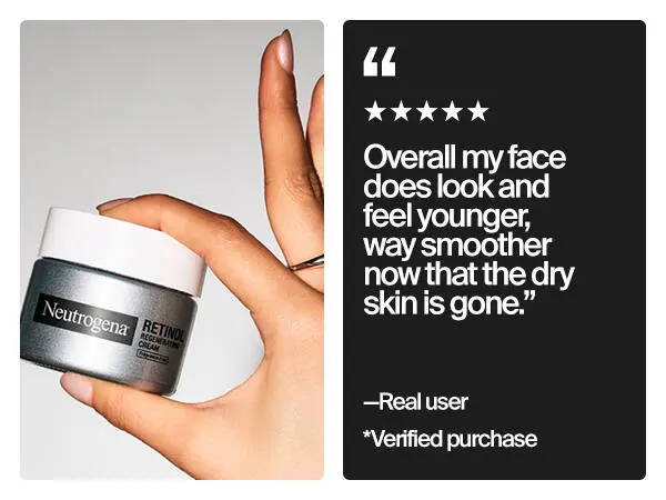 Neutrogena Rapid Wrinkle Regenerating Repair Cream, Wrinkle Cream, Retinol Cream, Face Cream, Cream