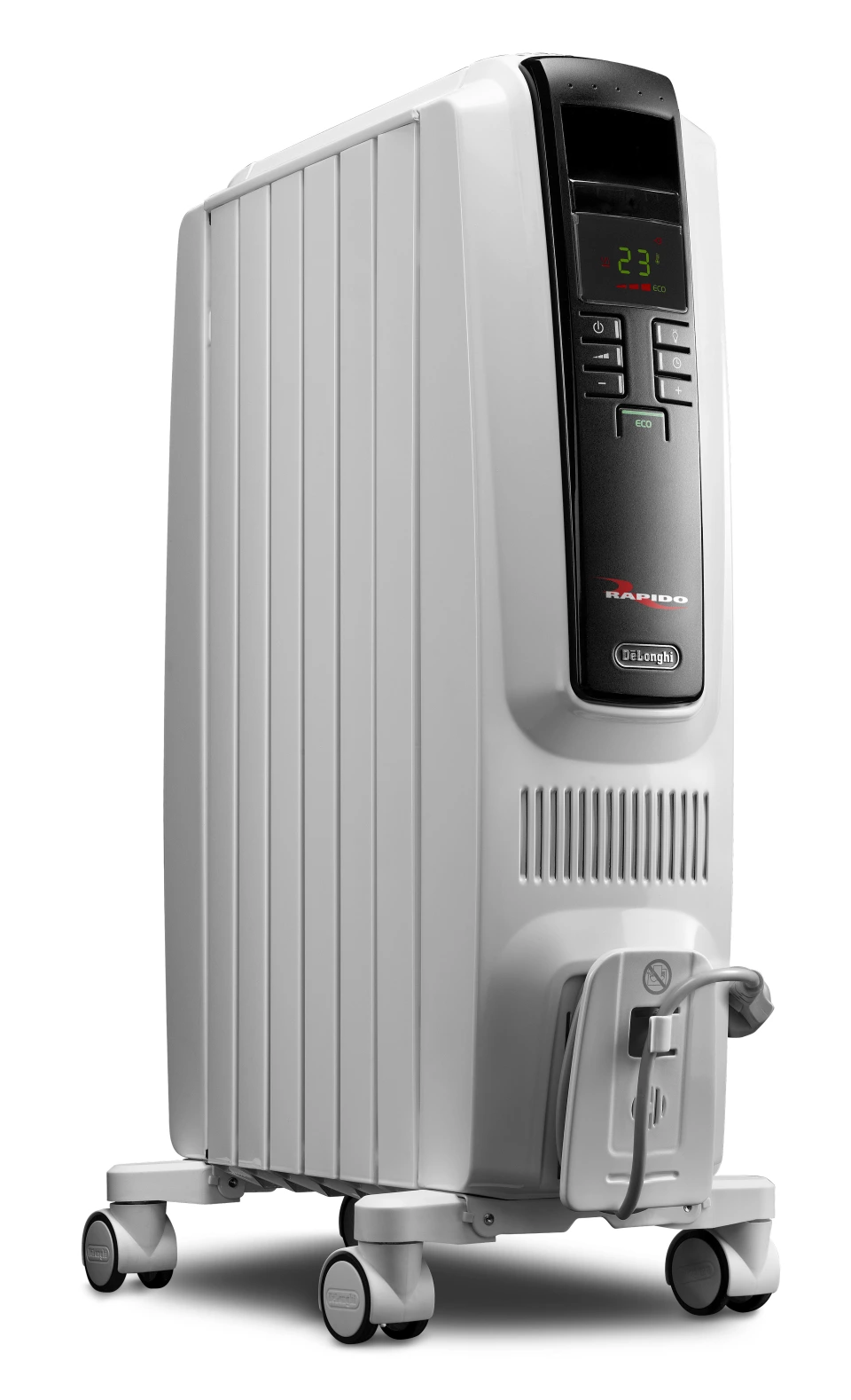 DeLonghi Up to 1500-Watt Oil-filled Radiant Tower Indoor Electric