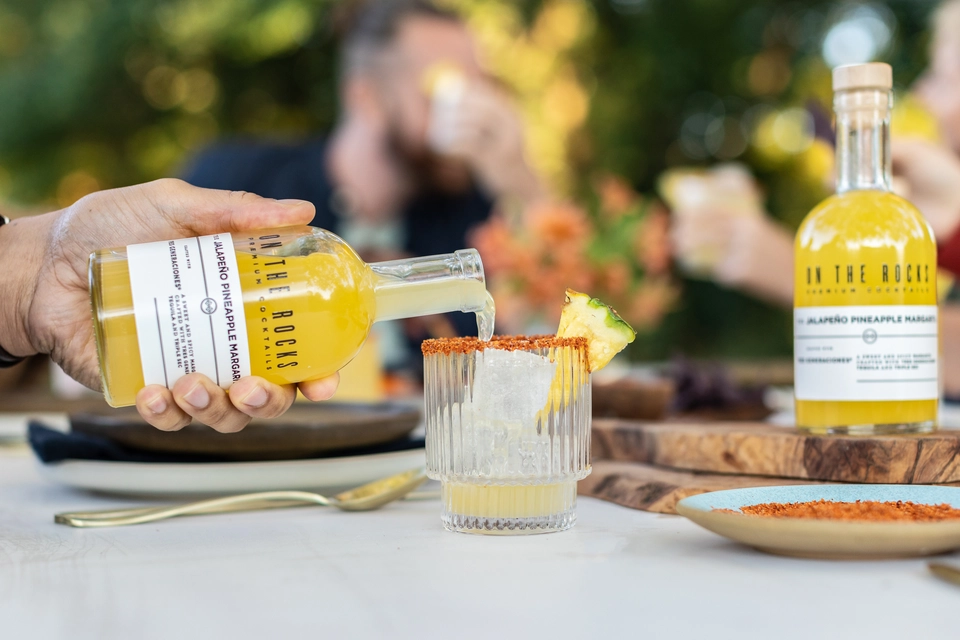 Otr-On the Rocks The Jalapeno Pineapple Margarita Tres