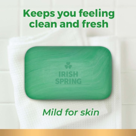 Irish Spring Bar Soap for Men, Icy Blast Deodorant Bar Soap, 3.7 Oz, 8 Pack
