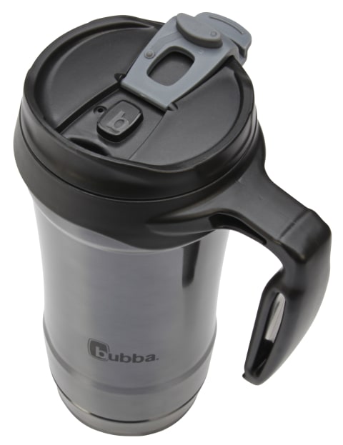 bubba Hero Stainless Steel Travel Mug with Handle, 18 oz., Black