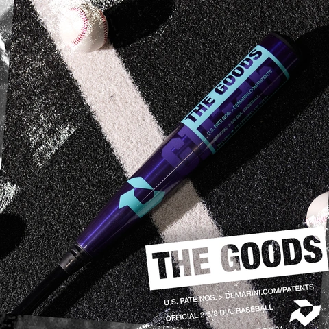 DeMarini The Goods Hybrid Royal Purple BBCOR Bat 2026 (-3